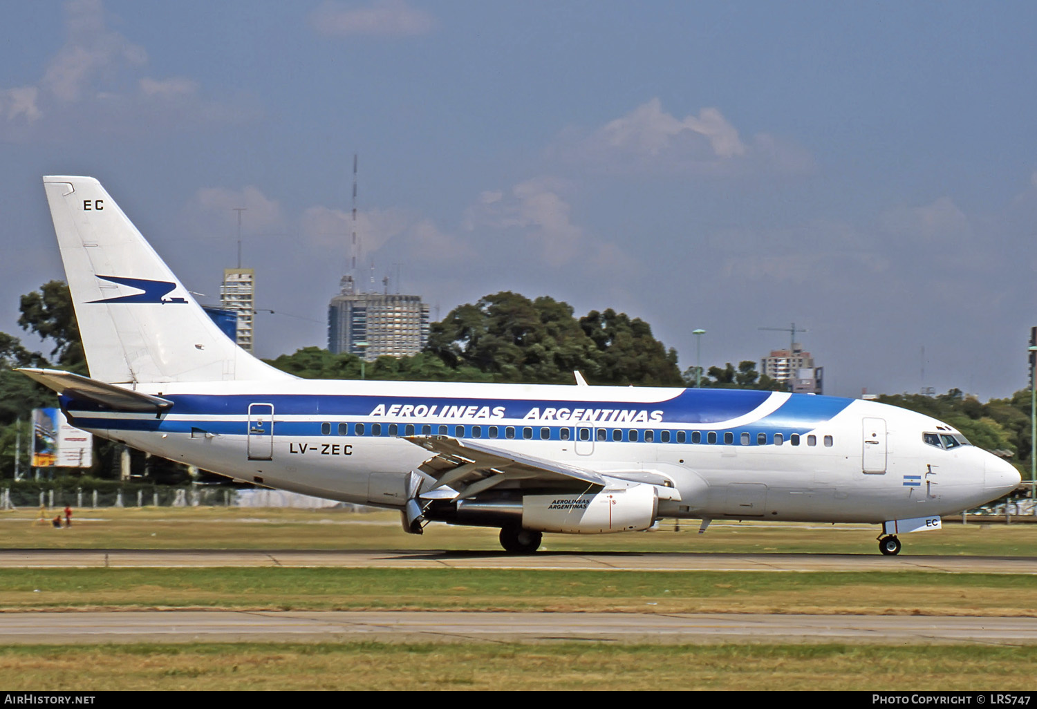 Aircraft Photo of LV-ZEC | Boeing 737-236/Adv | Aerolíneas Argentinas | AirHistory.net #271710