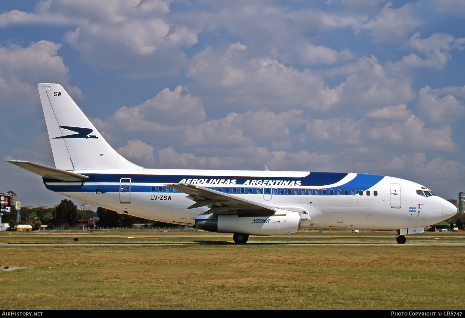 Aircraft Photo of LV-ZSW | Boeing 737-236/Adv | Aerolíneas Argentinas | AirHistory.net #271721