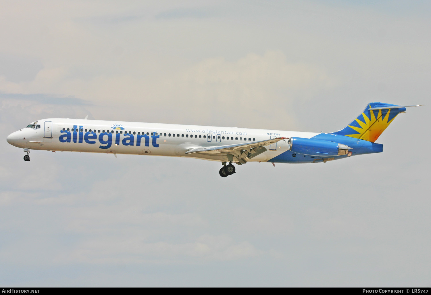 Aircraft Photo of N402NV | McDonnell Douglas MD-88 | Allegiant Air | AirHistory.net #271728