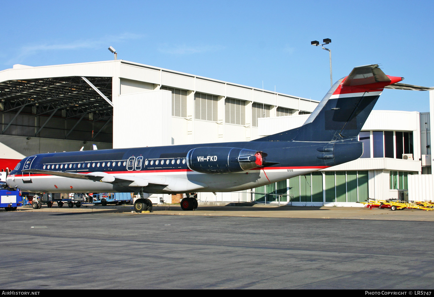 Aircraft Photo of VH-FKD | Fokker 100 (F28-0100) | Alliance Airlines | AirHistory.net #271731