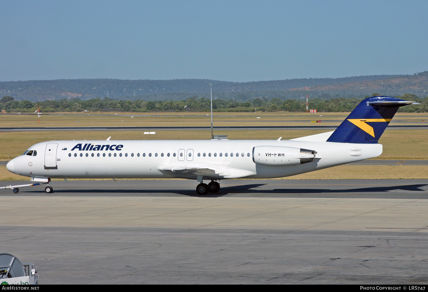 Aircraft Photo of VH-FWH | Fokker 100 (F28-0100) | Alliance Airlines | AirHistory.net #271739