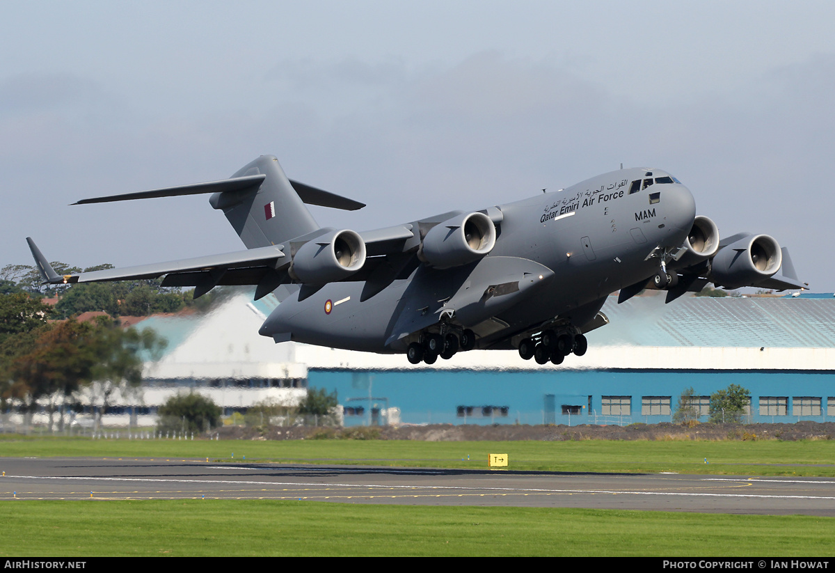 Aircraft Photo of A7-MAM / MAM | Boeing C-17A Globemaster III | Qatar - Air Force | AirHistory.net #271764