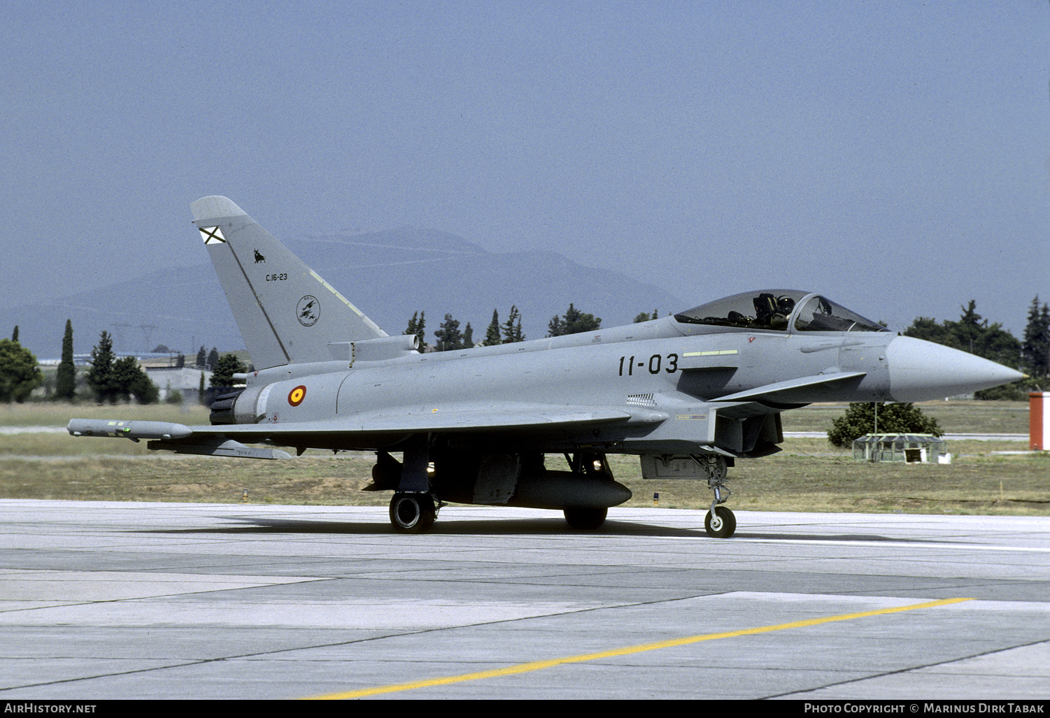 Aircraft Photo of C.16-23 | Eurofighter EF-2000 Typhoon S | Spain - Air Force | AirHistory.net #271783