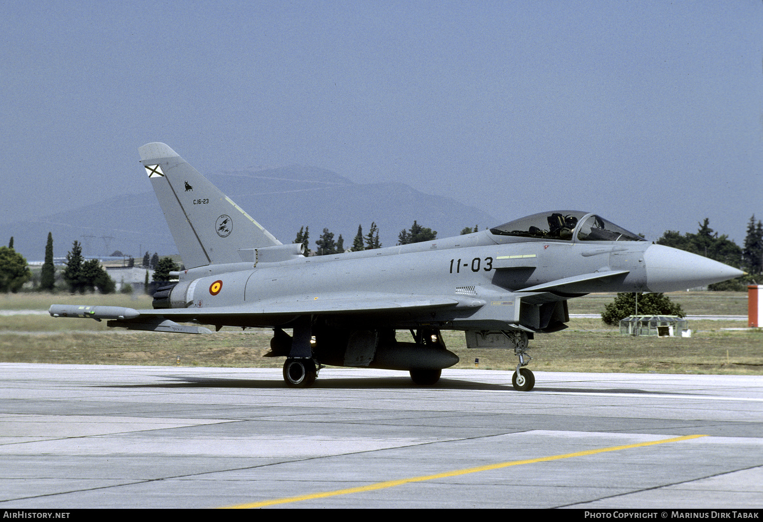 Aircraft Photo of C.16-23 | Eurofighter EF-2000 Typhoon | Spain - Air Force | AirHistory.net #271783