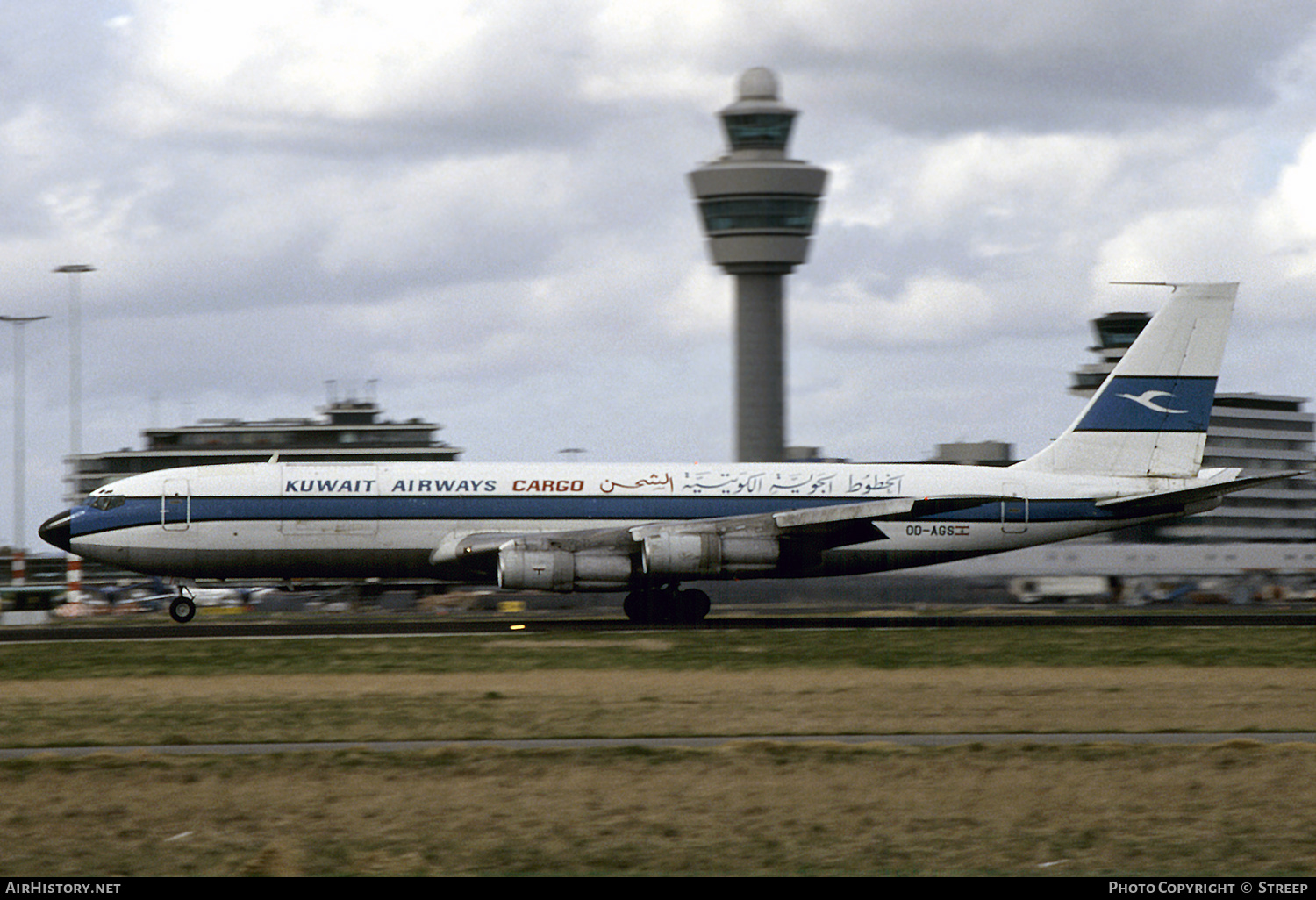 Aircraft Photo of OD-AGS | Boeing 707-331C | Kuwait Airways Cargo | AirHistory.net #271788