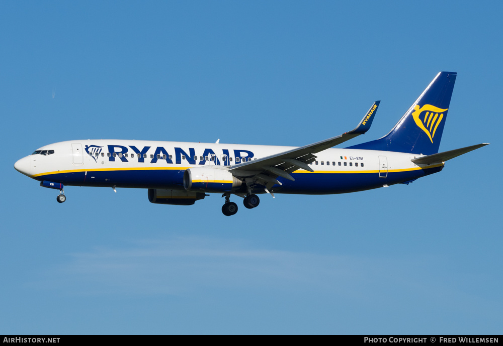 Aircraft Photo of EI-EBI | Boeing 737-8AS | Ryanair | AirHistory.net #271814