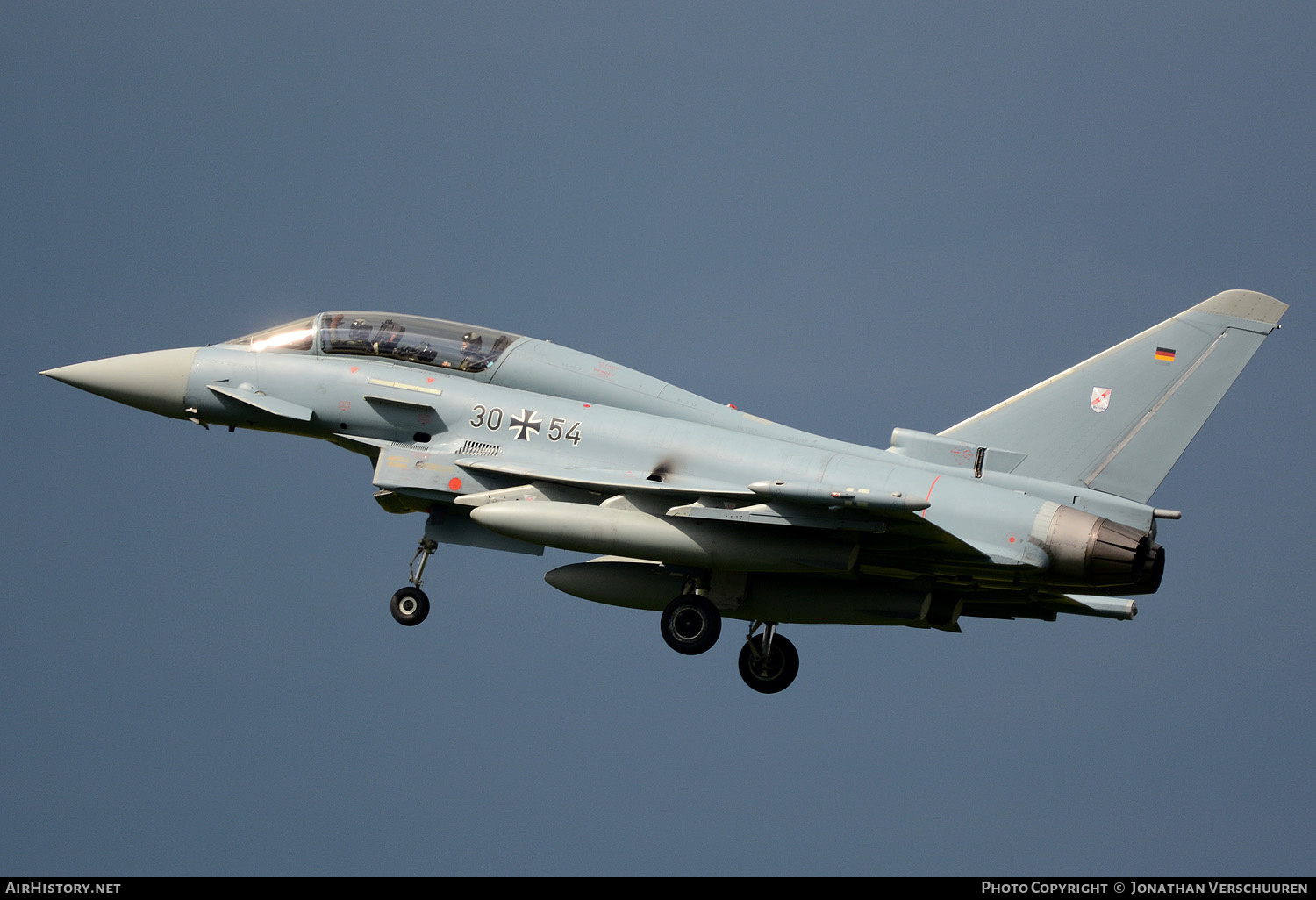 Aircraft Photo of 3054 | Eurofighter EF-2000 Typhoon T | Germany - Air Force | AirHistory.net #271815