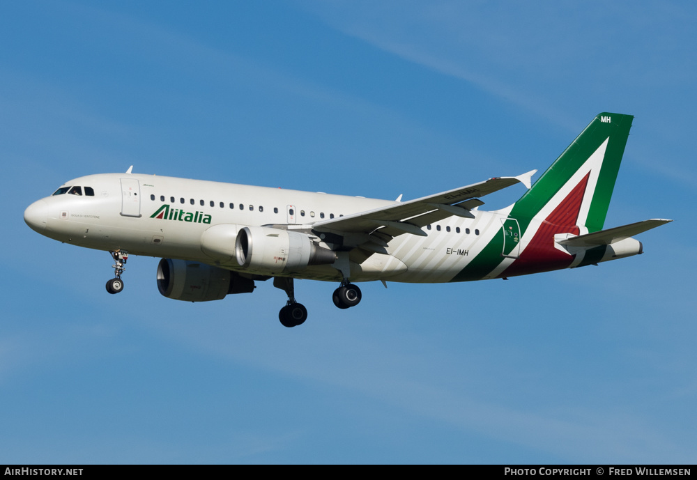 Aircraft Photo of EI-IMH | Airbus A319-112 | Alitalia | AirHistory.net #271821