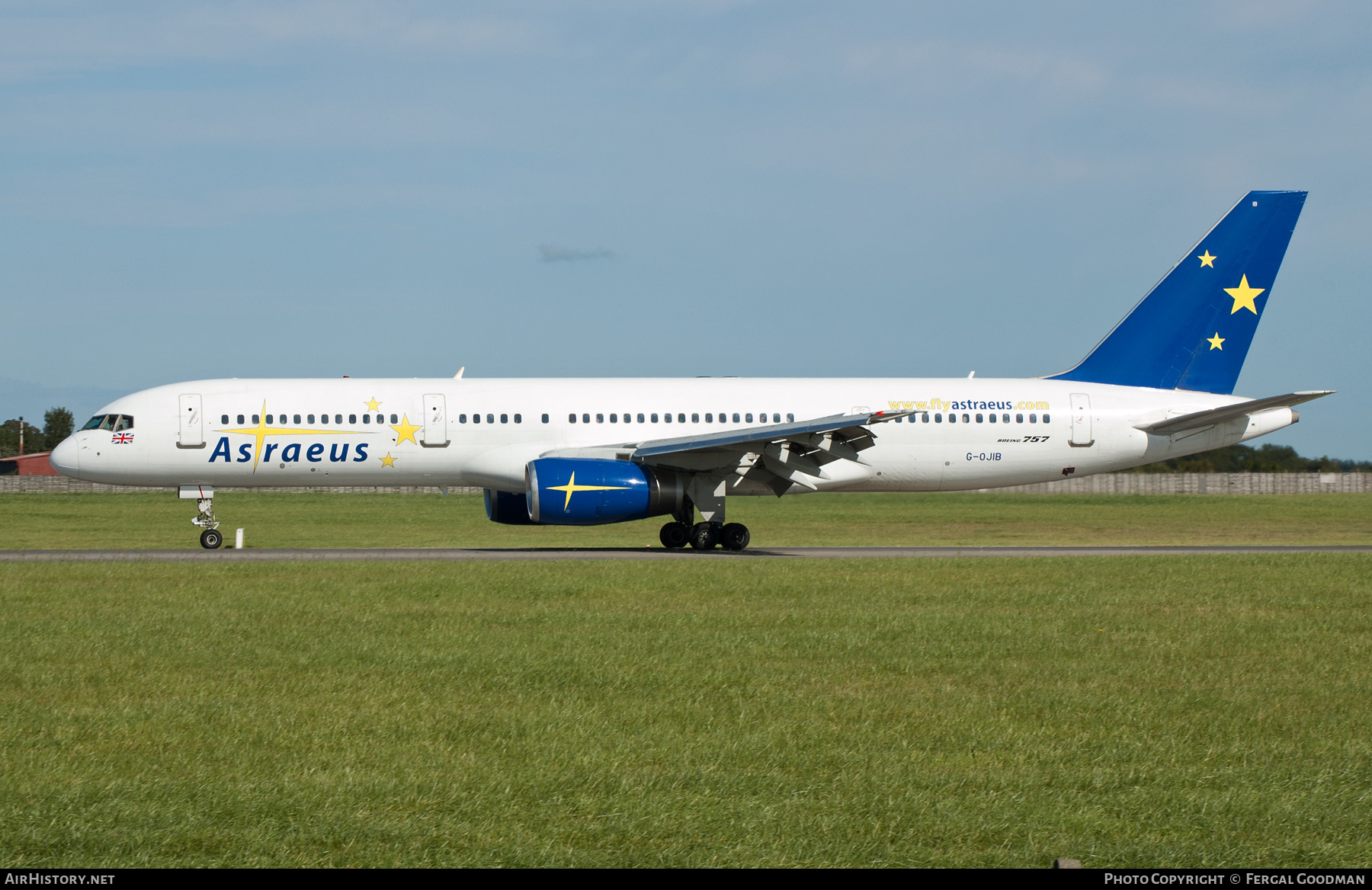 Aircraft Photo of G-OJIB | Boeing 757-23A | Astraeus Airlines | AirHistory.net #271825