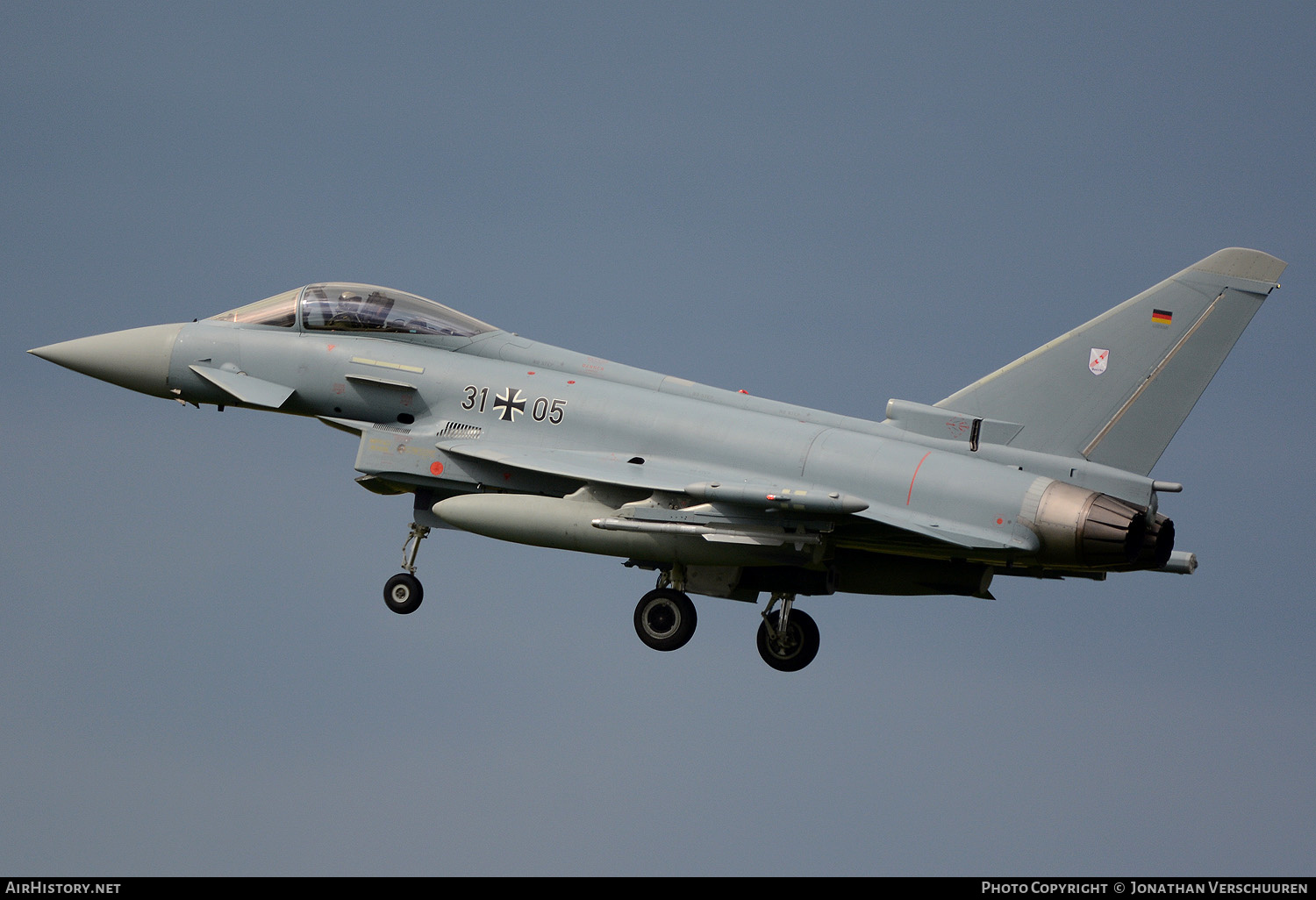 Aircraft Photo of 3105 | Eurofighter EF-2000 Typhoon S | Germany - Air Force | AirHistory.net #271835