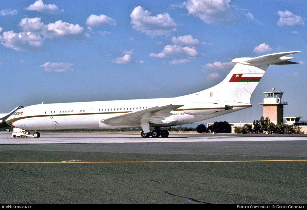 Aircraft Photo of A4O-AB | Vickers VC10 Srs1103 | Oman Royal Flight | AirHistory.net #271848