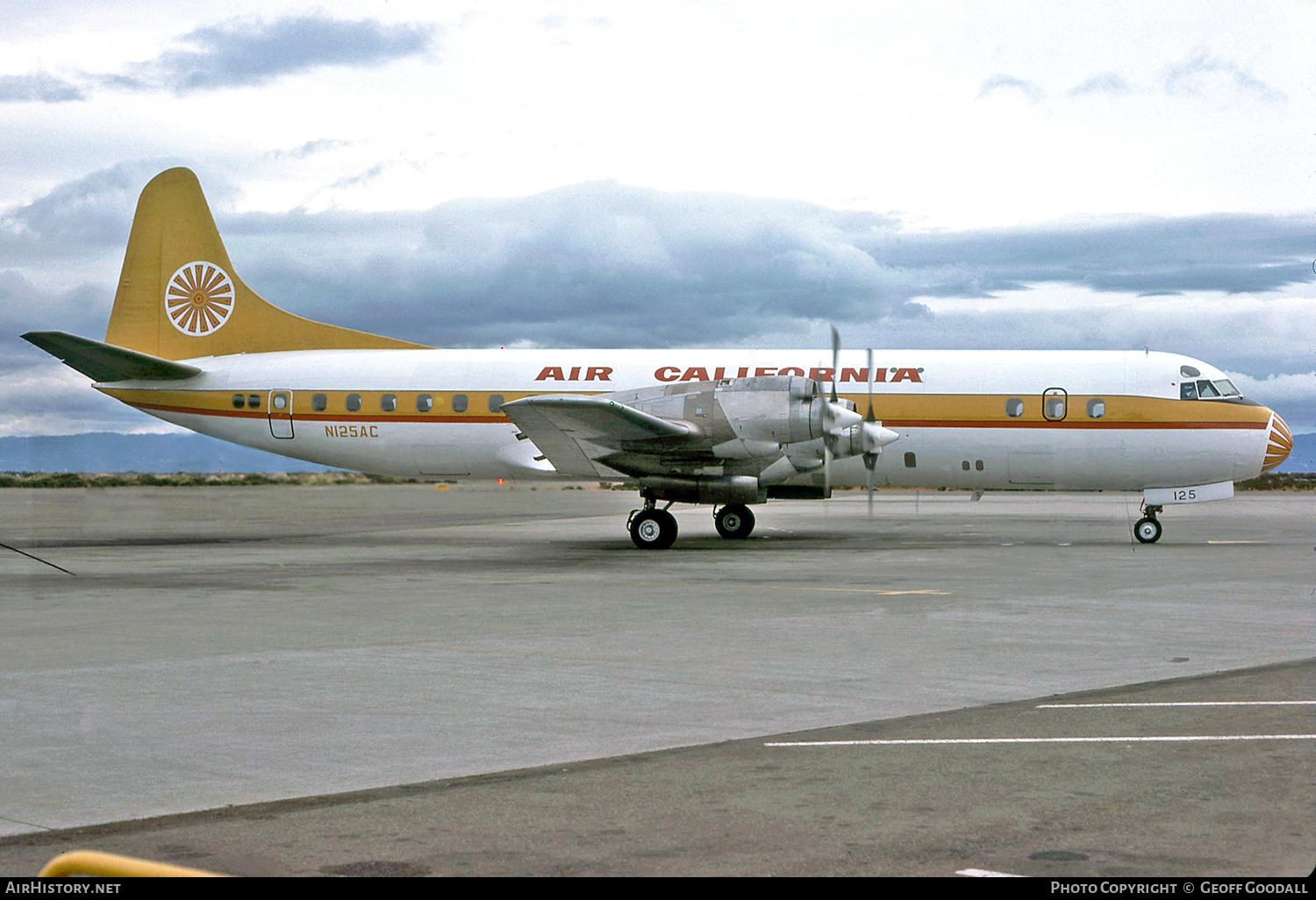 Aircraft Photo of N125AC | Lockheed L-188A Electra | Air California | AirHistory.net #271850