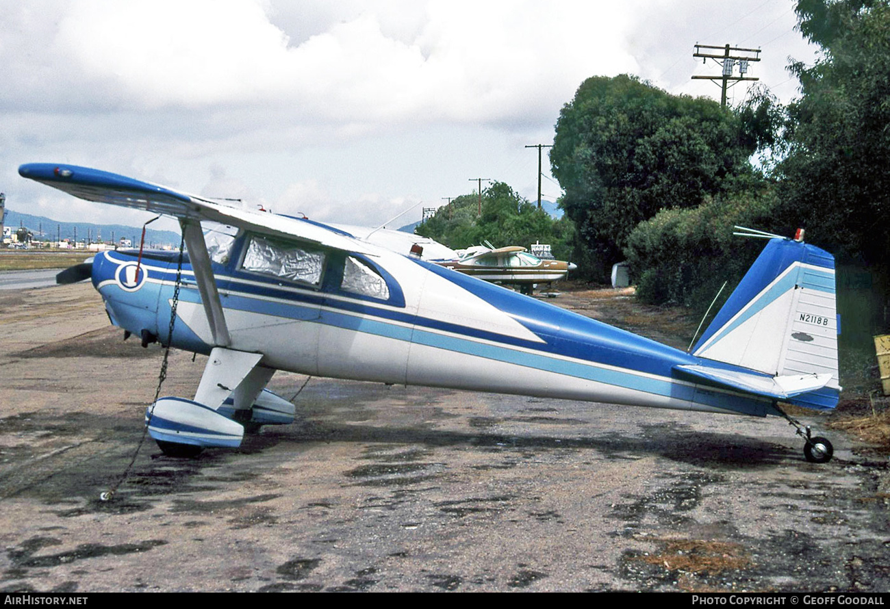 Aircraft Photo of N2118B | Luscombe 8E Silvaire | AirHistory.net #271851