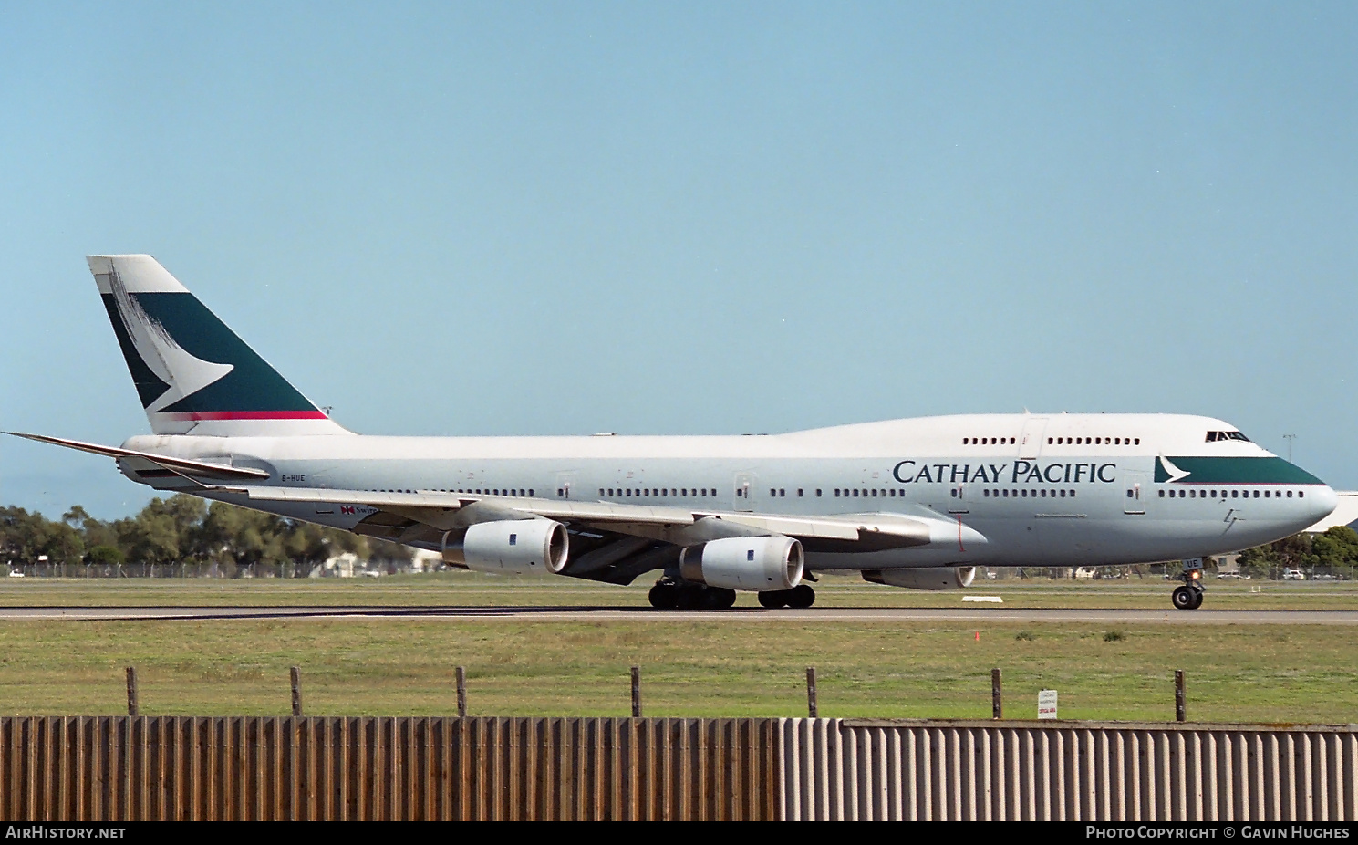 Aircraft Photo of B-HUE | Boeing 747-467 | Cathay Pacific Airways | AirHistory.net #271854