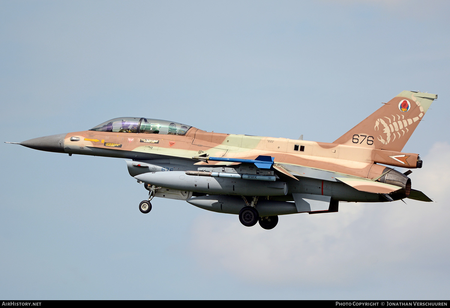 Aircraft Photo of 676 | General Dynamics F-16D Barak | Israel - Air Force | AirHistory.net #271864