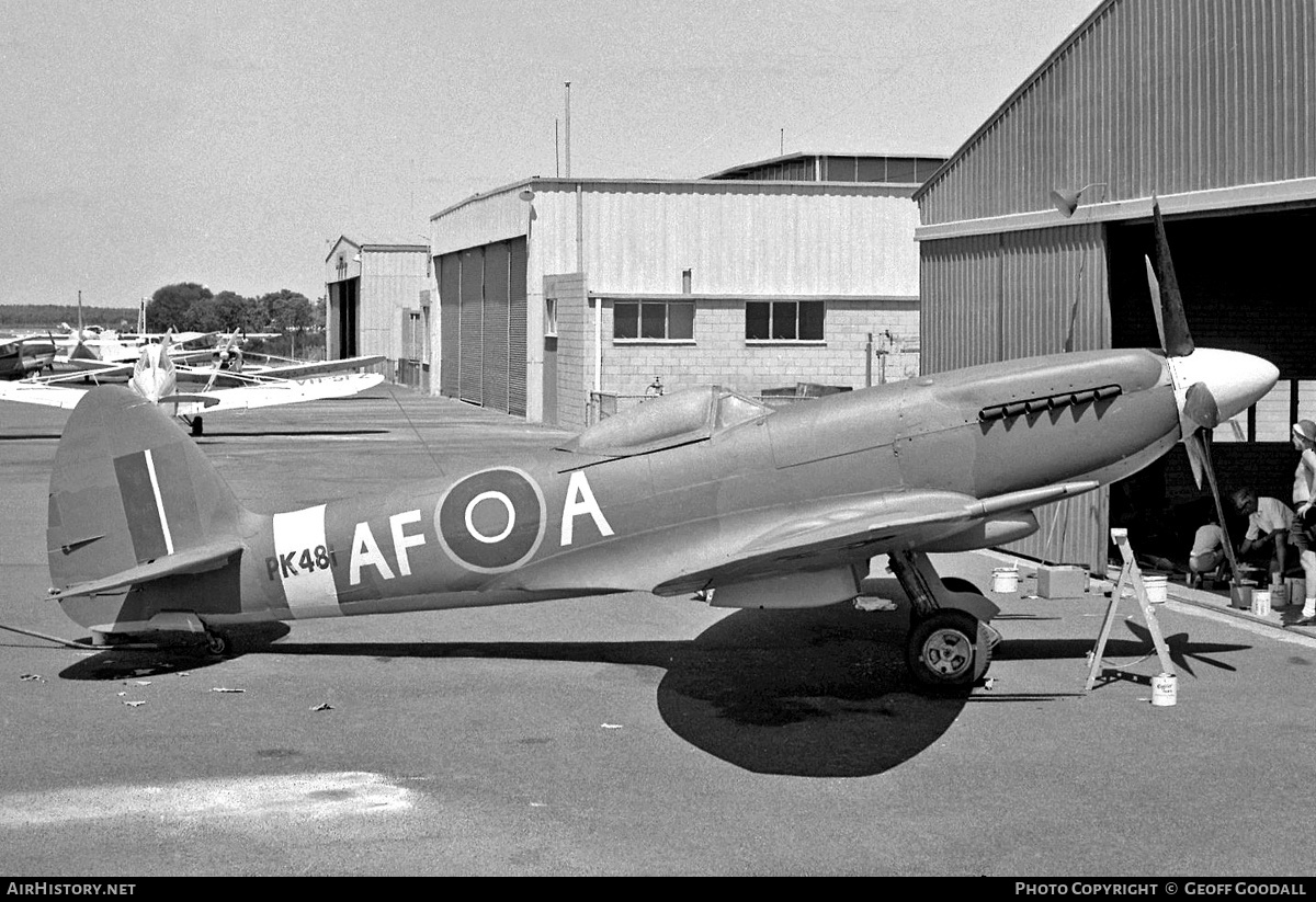 Aircraft Photo of PK481 | Supermarine 356 Spitfire F22 | UK - Air Force | AirHistory.net #271869