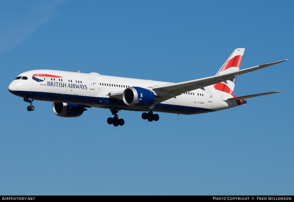 Aircraft Photo of G-ZBKK | Boeing 787-9 Dreamliner | British Airways | AirHistory.net #271870
