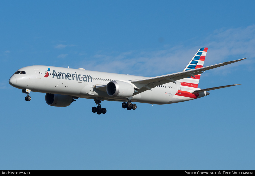 Aircraft Photo of N835AN | Boeing 787-9 Dreamliner | American Airlines | AirHistory.net #271871
