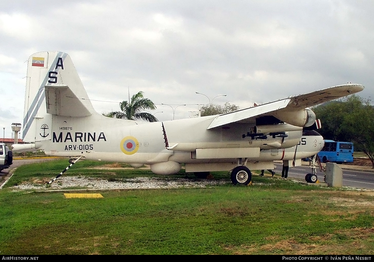 Aircraft Photo of ARV-0105 | Grumman S-2E Tracker | Venezuela - Navy | AirHistory.net #271873