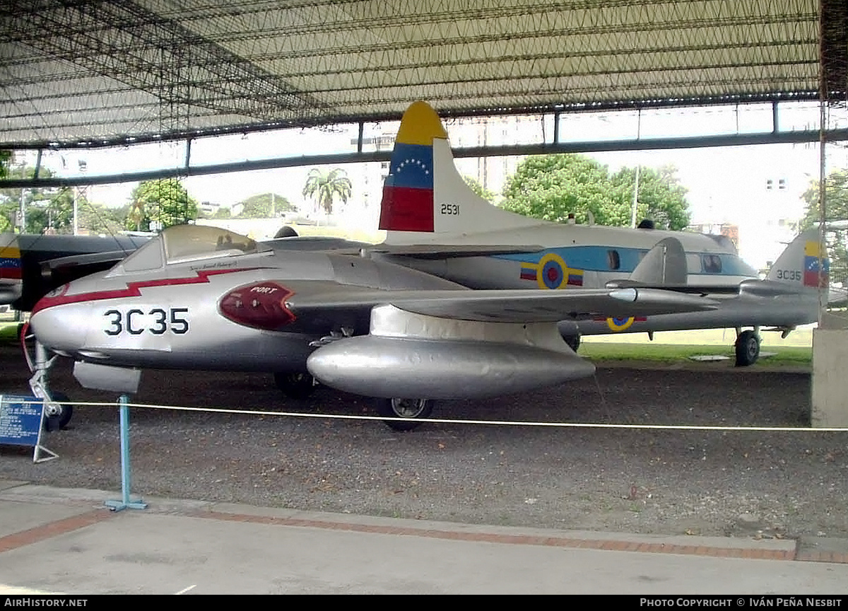 Aircraft Photo of 3C35 | De Havilland D.H. 100 Vampire FB5 | AirHistory.net #271885