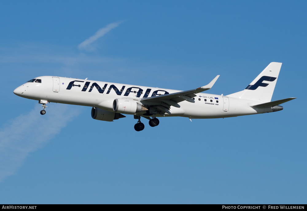 Aircraft Photo of OH-LKL | Embraer 190LR (ERJ-190-100LR) | Finnair | AirHistory.net #271898