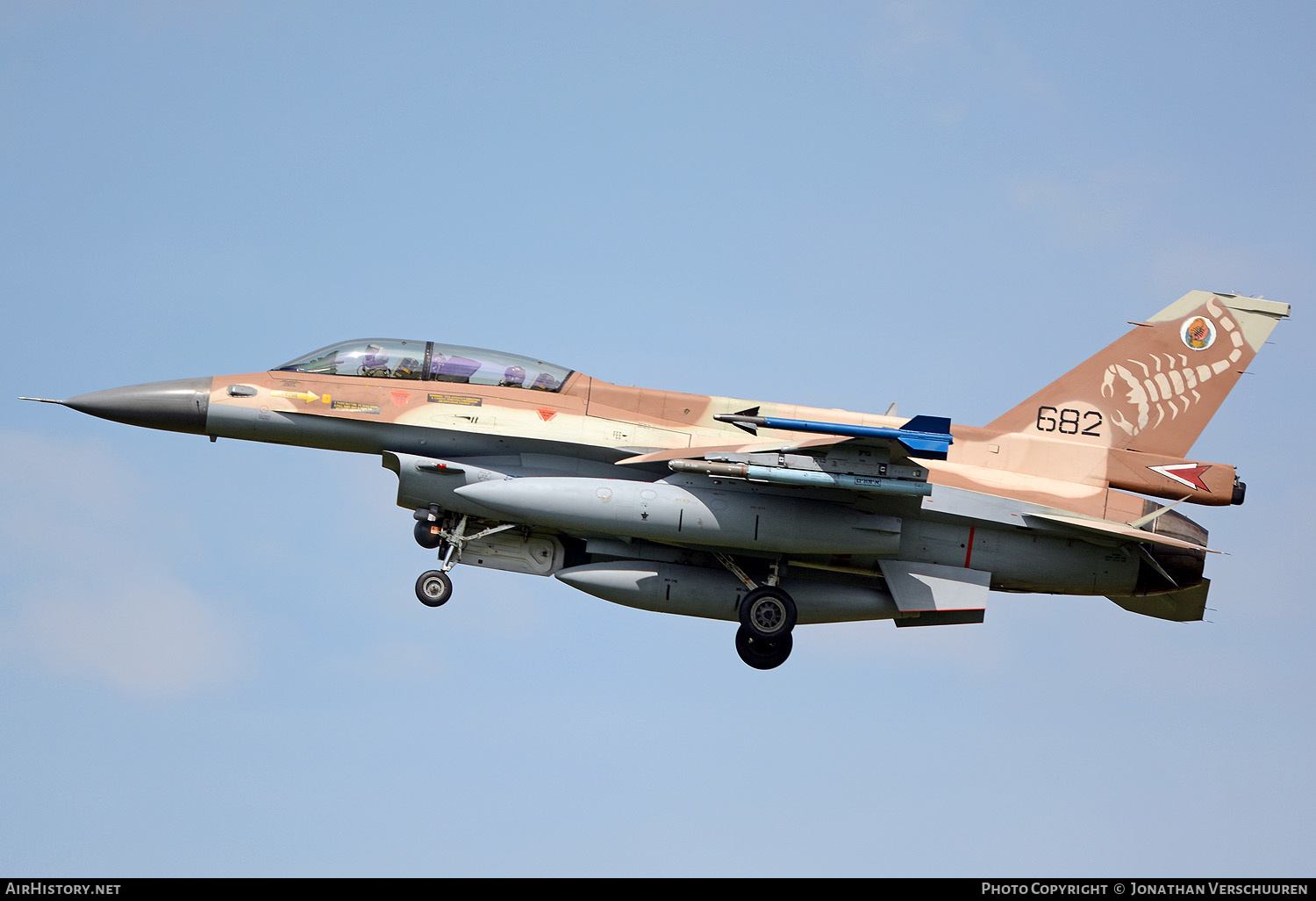 Aircraft Photo of 682 | General Dynamics F-16D Barak | Israel - Air Force | AirHistory.net #271899