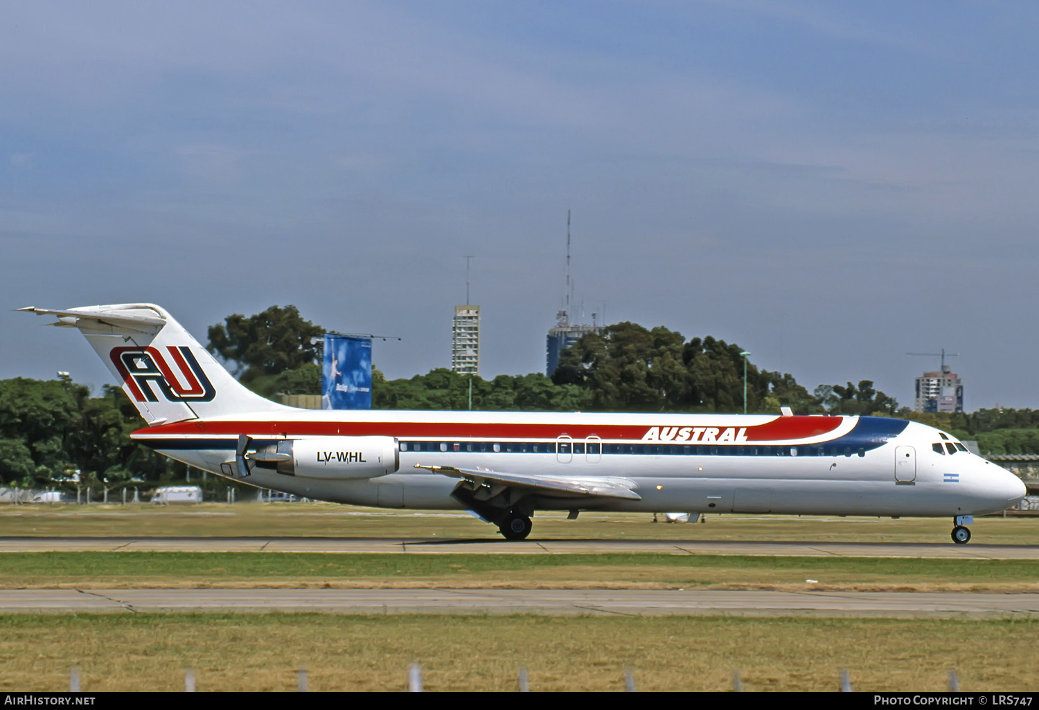 Aircraft Photo of LV-WHL | McDonnell Douglas DC-9-32 | Austral Líneas Aéreas | AirHistory.net #271940