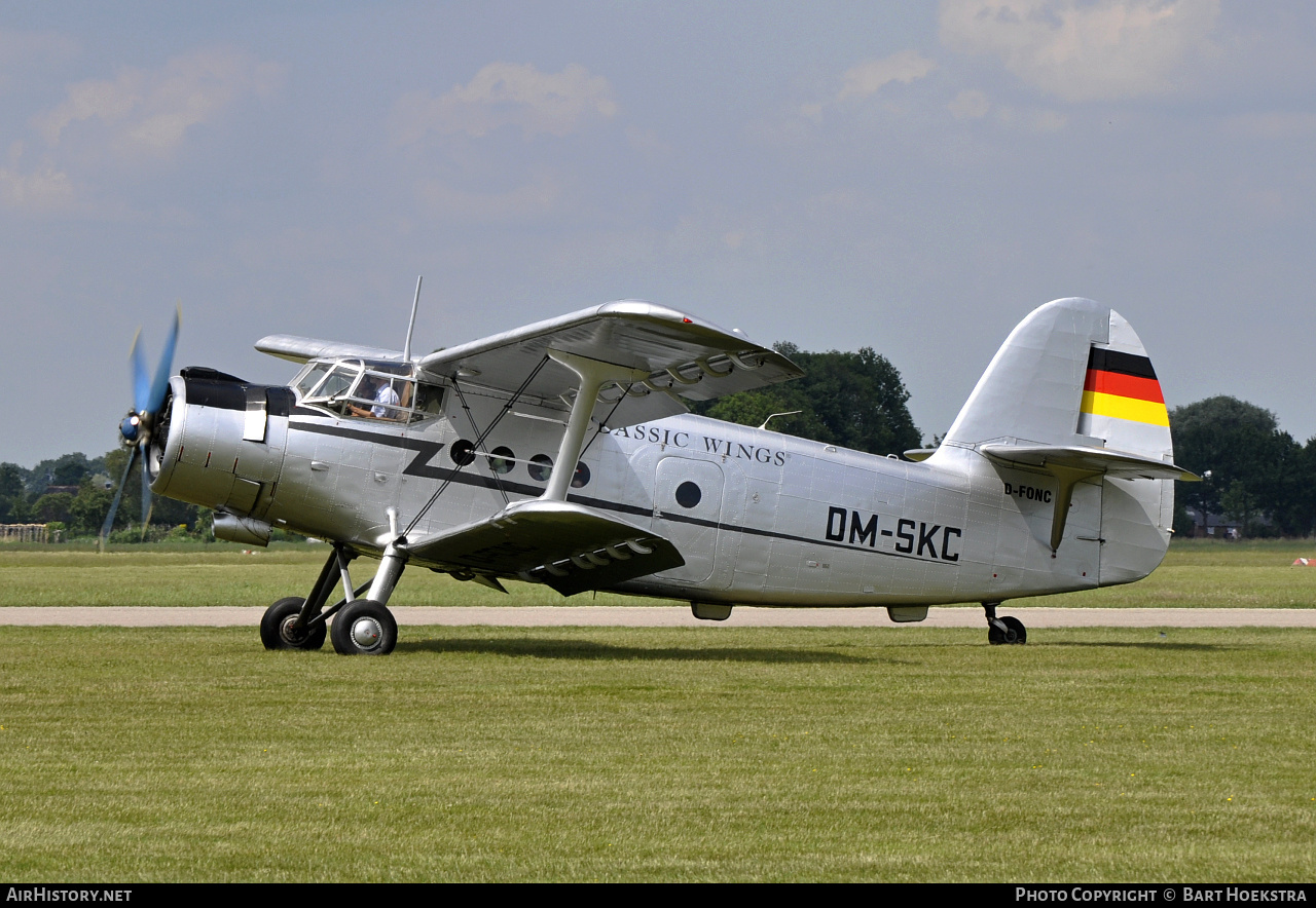 Aircraft Photo of D-FONC / DM-SKC | Antonov An-2TD | Classic Wings | AirHistory.net #271964