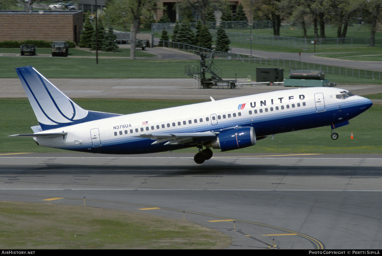 Aircraft Photo of N376UA | Boeing 737-322 | United Airlines | AirHistory.net #272025
