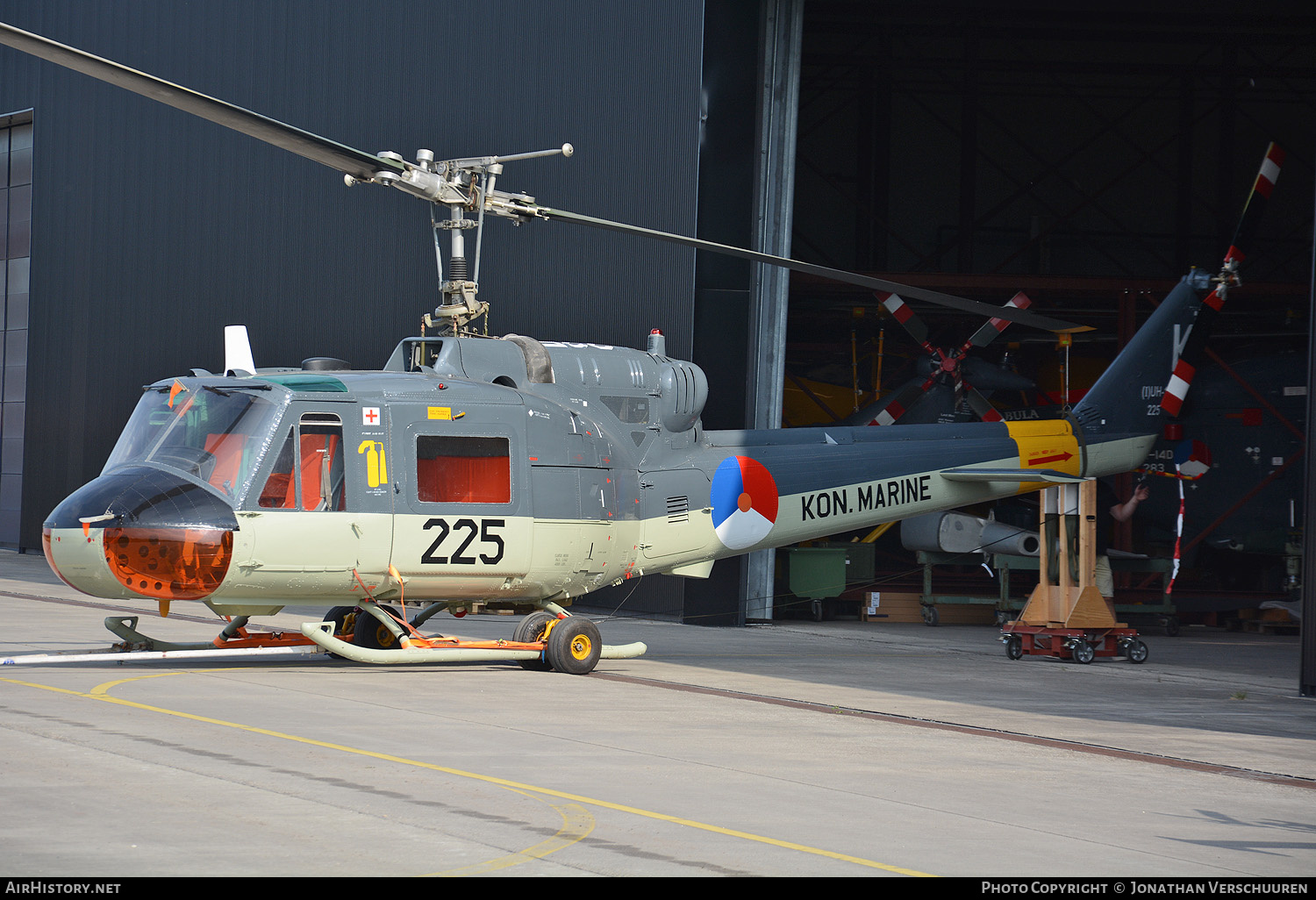 Aircraft Photo of 225 | Agusta (I)UH-1 (AB-204B) | Netherlands - Navy | AirHistory.net #272058