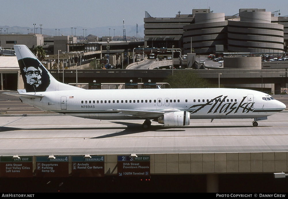 Aircraft Photo of N769AS | Boeing 737-4Q8 | Alaska Airlines | AirHistory.net #272064