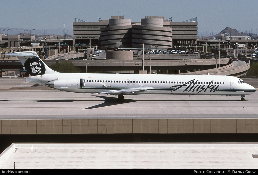 Aircraft Photo of N976AS | McDonnell Douglas MD-83 (DC-9-83) | Alaska Airlines | AirHistory.net #272076