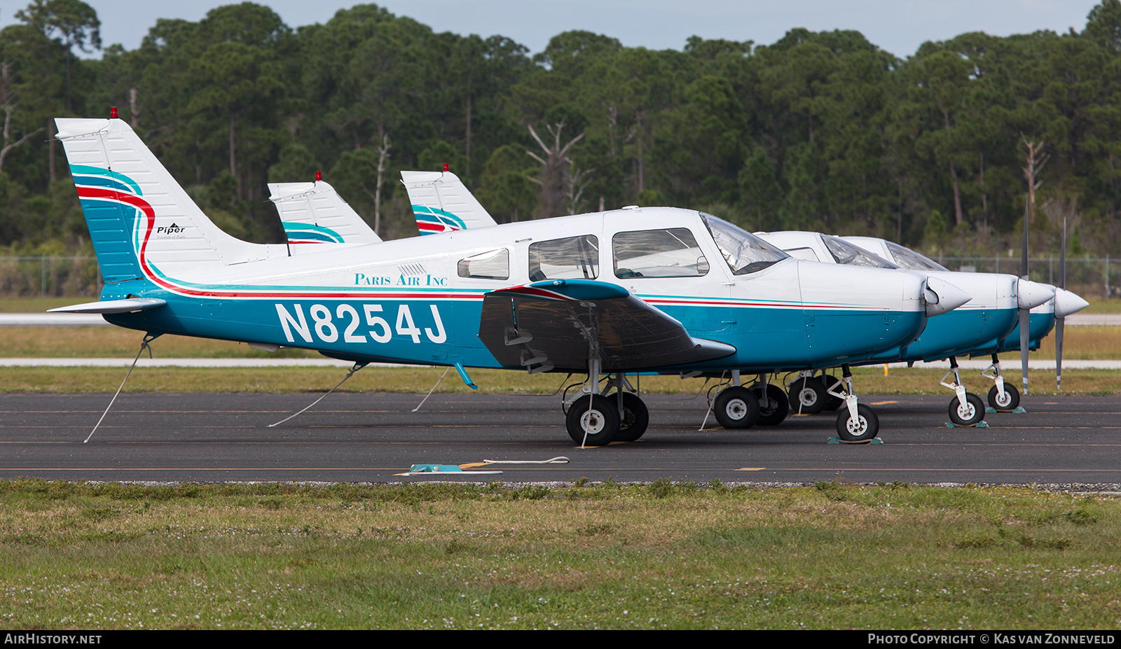 Aircraft Photo of N8254J | Piper PA-28-161 Warrior II | Paris Air | AirHistory.net #272175