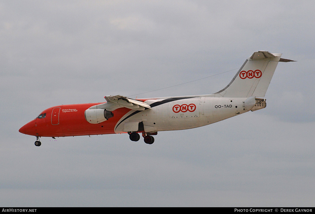 Aircraft Photo of OO-TAD | British Aerospace BAe-146-300QT Quiet Trader | TNT Airways | AirHistory.net #272183