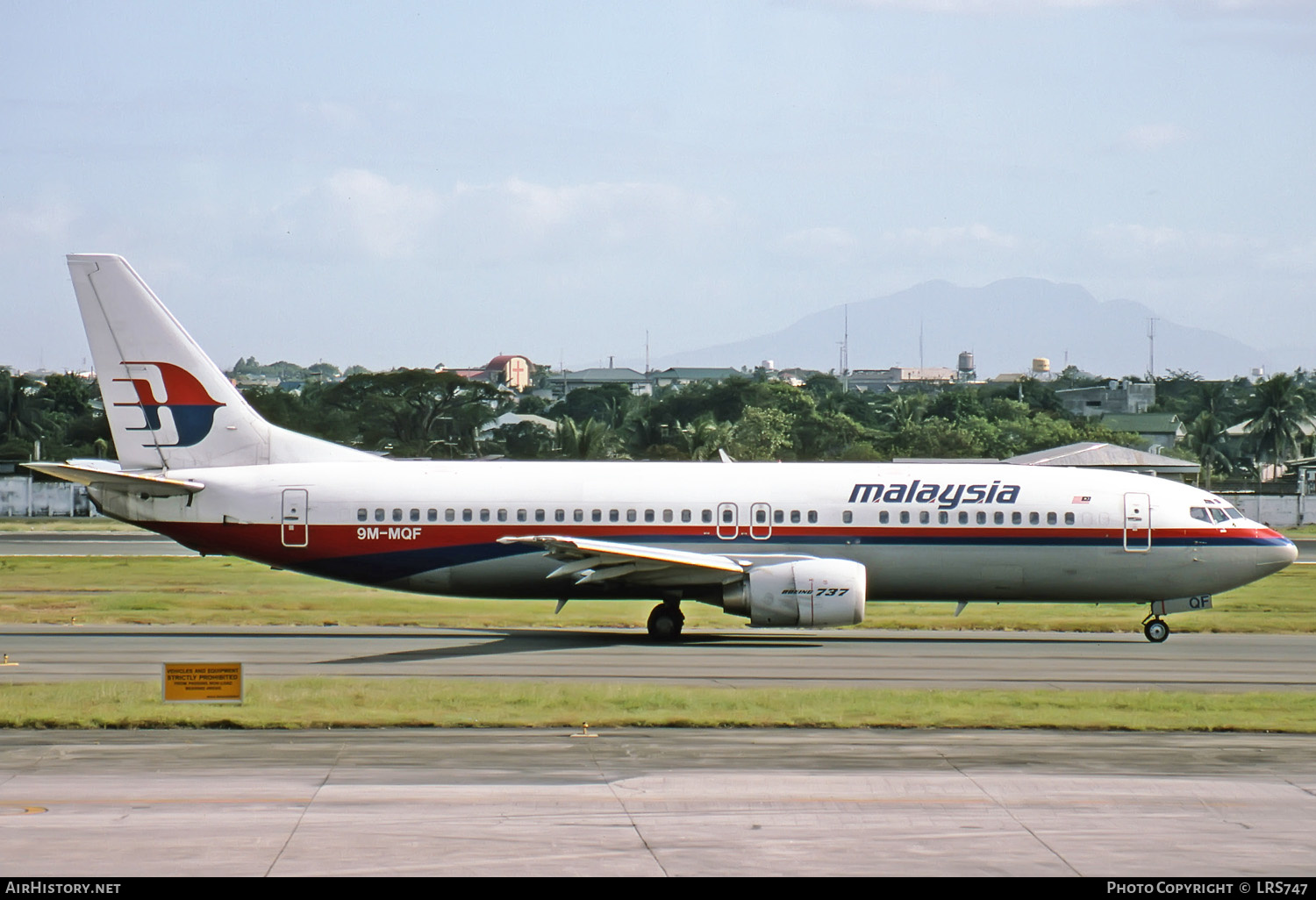 Aircraft Photo of 9M-MQF | Boeing 737-4H6 | Malaysia Airlines | AirHistory.net #272209
