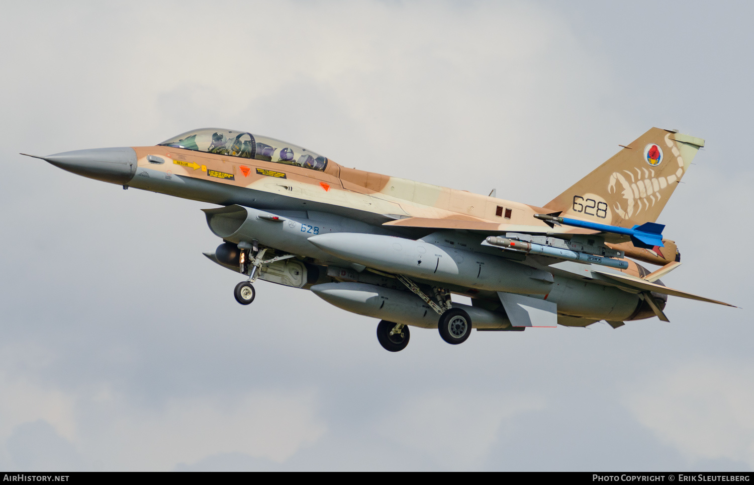 Aircraft Photo of 628 | General Dynamics F-16D Barak | Israel - Air Force | AirHistory.net #272226