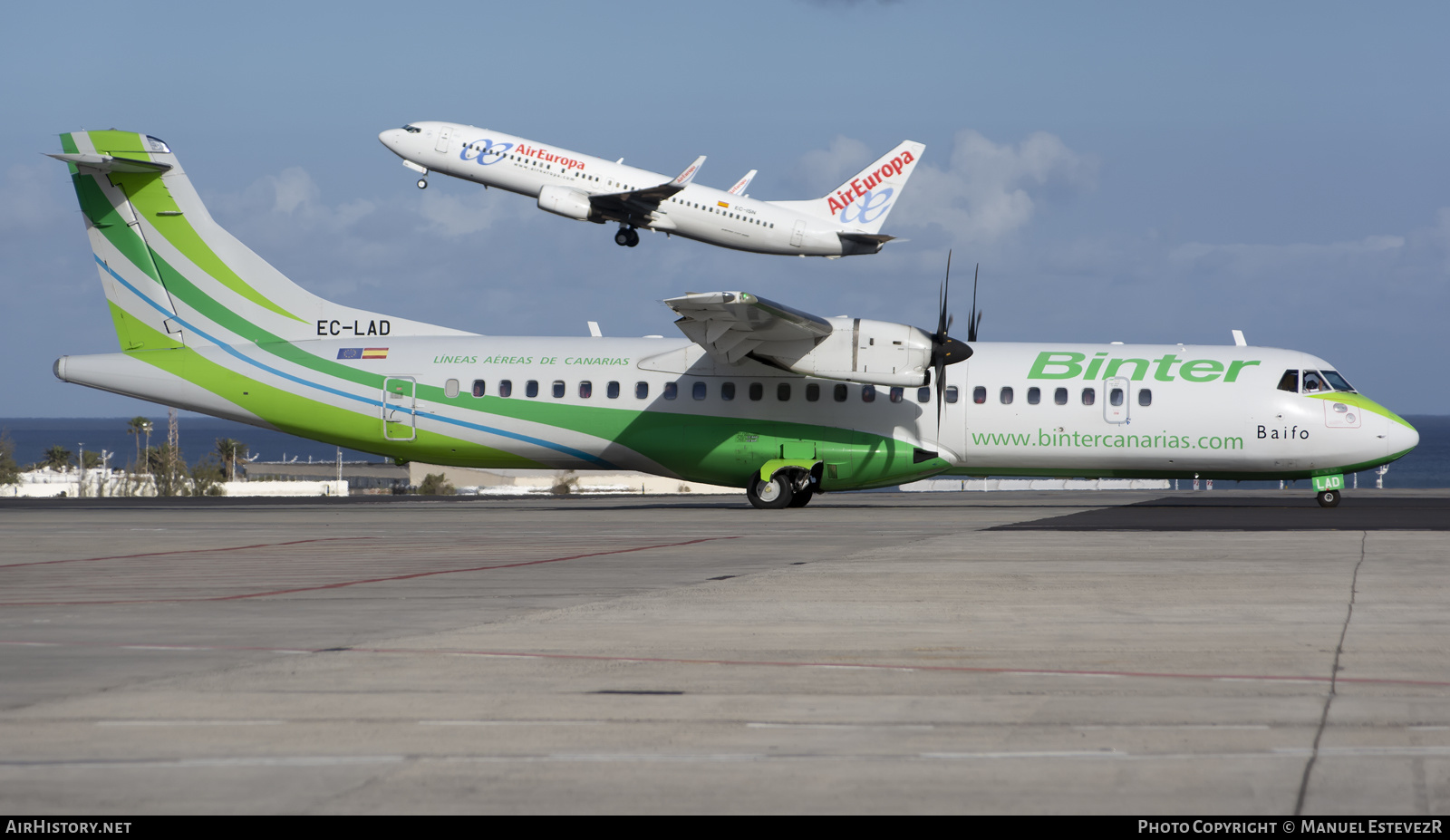 Aircraft Photo of EC-LAD | ATR ATR-72-500 (ATR-72-212A) | Binter Canarias | AirHistory.net #272230