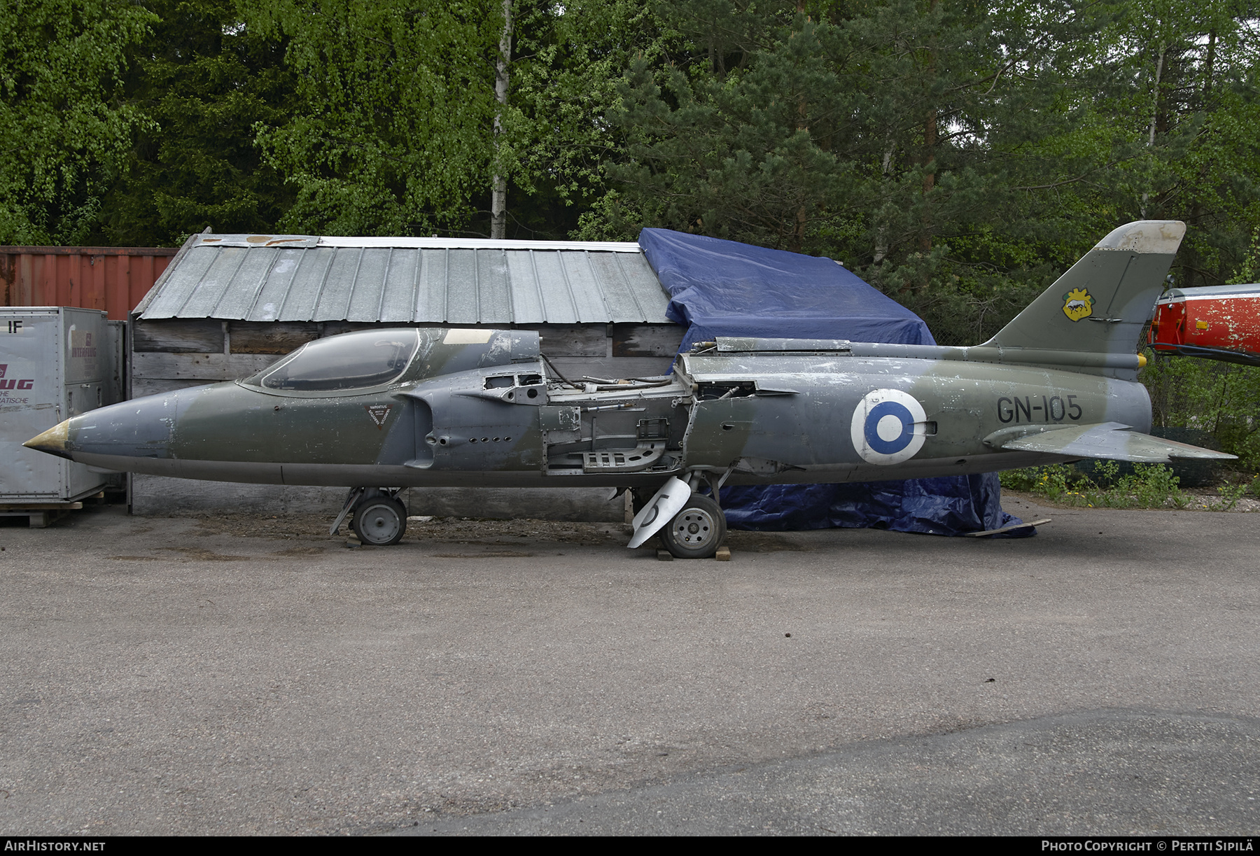 Aircraft Photo of GN-105 | Folland Fo-141 Gnat F1 | Finland - Air Force | AirHistory.net #272232