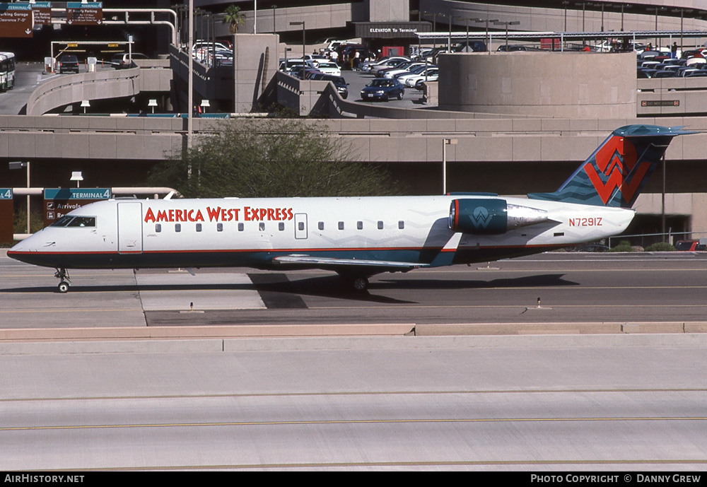 Aircraft Photo of N7291Z | Bombardier CRJ-200LR (CL-600-2B19) | America West Express | AirHistory.net #272240