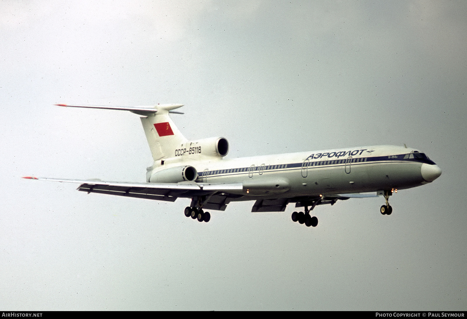 Aircraft Photo of CCCP-85118 | Tupolev Tu-154A | Aeroflot | AirHistory.net #272245