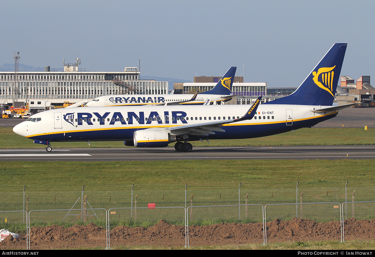 Aircraft Photo of EI-ENT | Boeing 737-8AS | Ryanair | AirHistory.net #272256