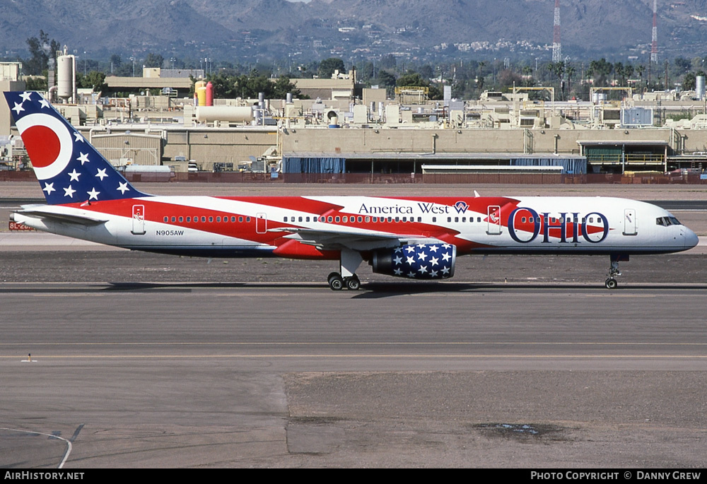 Aircraft Photo of N905AW | Boeing 757-2S7 | America West Airlines | AirHistory.net #272257