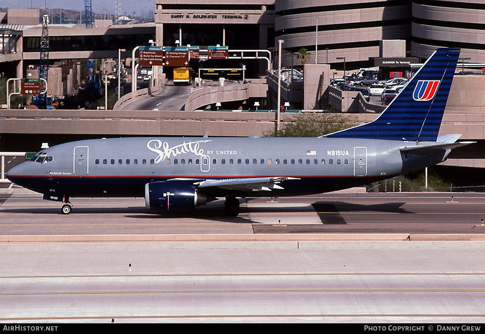 Aircraft Photo of N915UA | Boeing 737-522 | Shuttle by United | AirHistory.net #272278