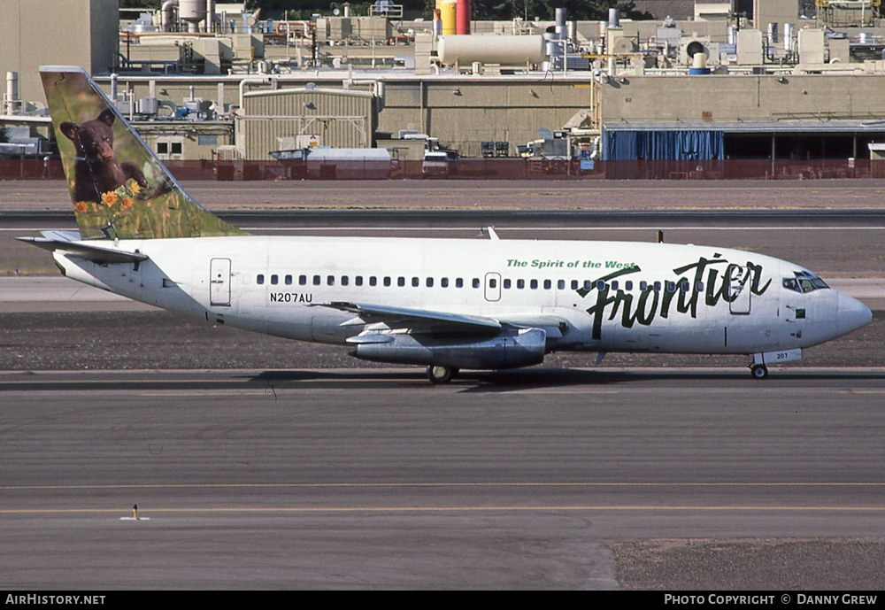Aircraft Photo of N207AU | Boeing 737-201 | Frontier Airlines | AirHistory.net #272281
