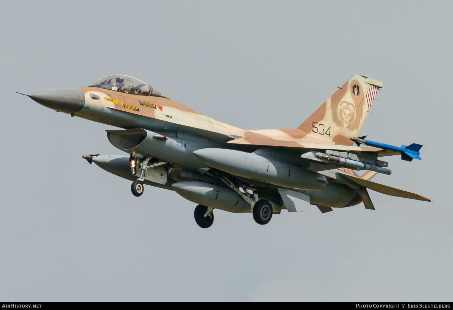 Aircraft Photo of 534 | General Dynamics F-16C Barak | Israel - Air Force | AirHistory.net #272287