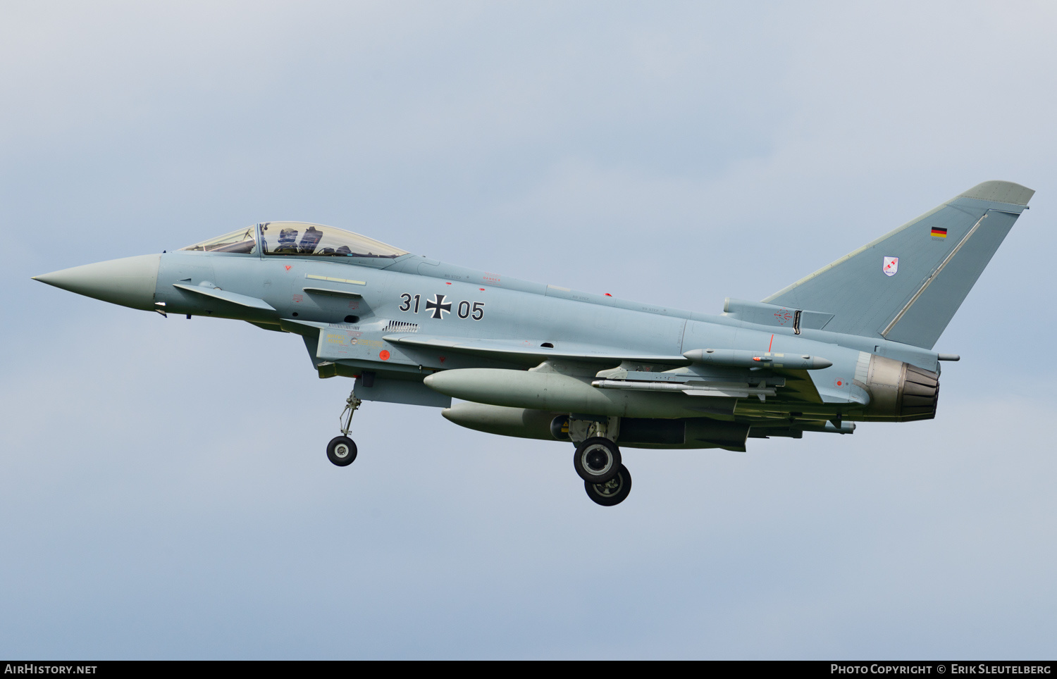 Aircraft Photo of 3105 | Eurofighter EF-2000 Typhoon S | Germany - Air Force | AirHistory.net #272295