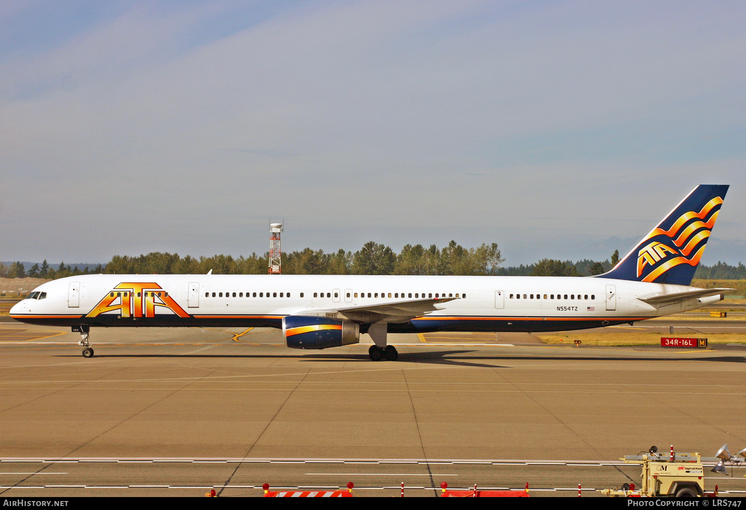 Aircraft Photo of N554TZ | Boeing 757-33N | ATA Airlines - American Trans Air | AirHistory.net #272300