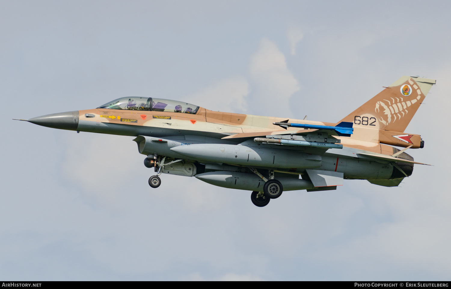Aircraft Photo of 682 | General Dynamics F-16D Barak | Israel - Air Force | AirHistory.net #272308