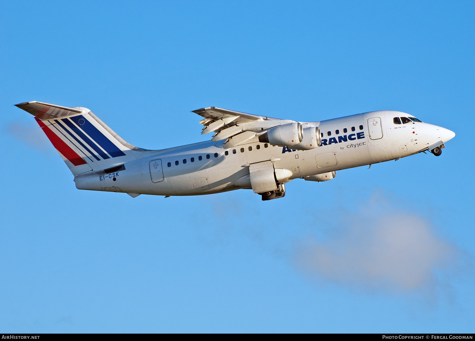 Aircraft Photo of EI-CSK | British Aerospace BAe-146-200A | Air France | AirHistory.net #272316