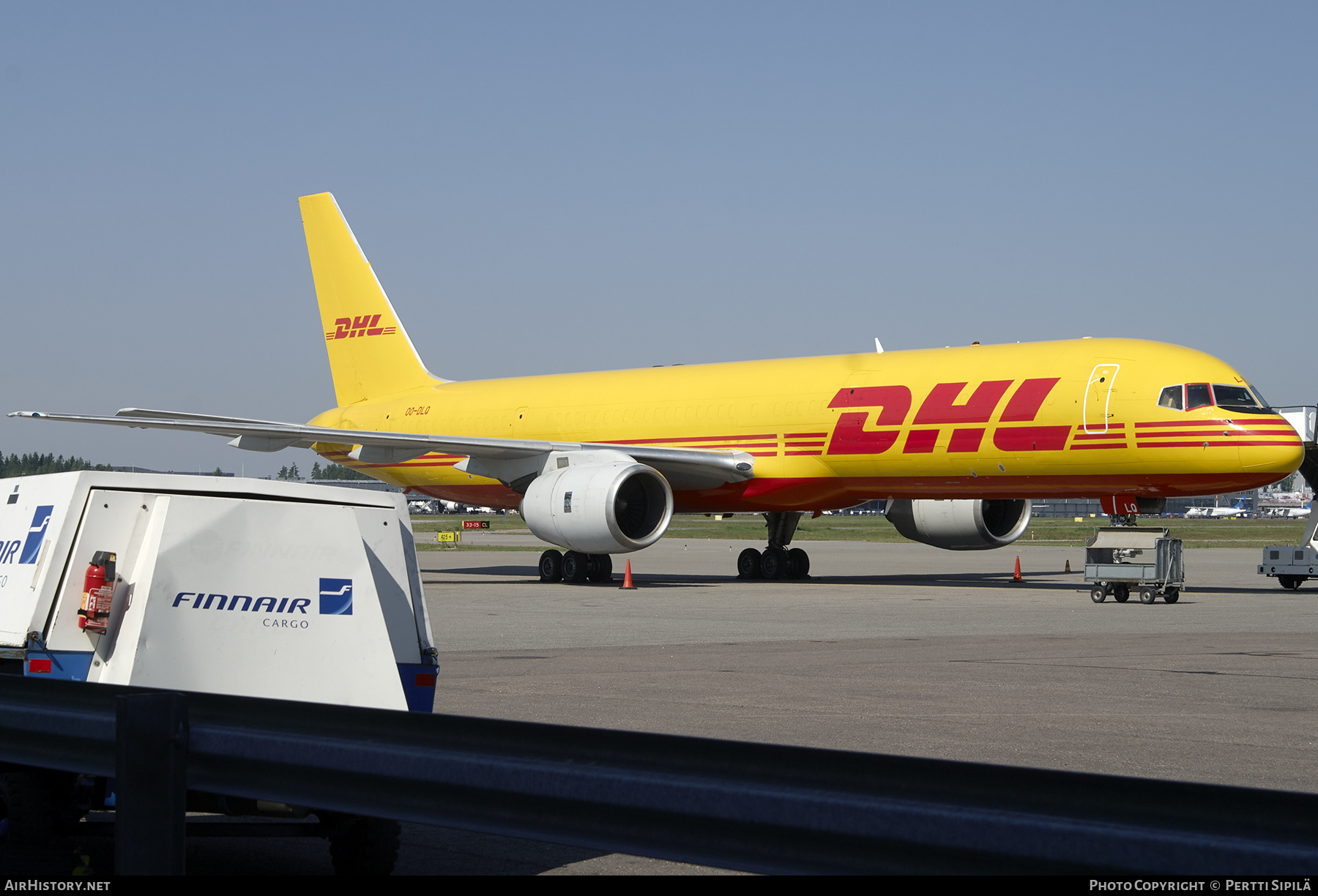 Aircraft Photo of OO-DLQ | Boeing 757-236/SF | DHL International | AirHistory.net #272318